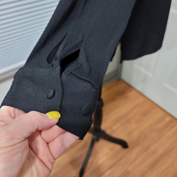 ELOQUII Crepe Lace Detail Blouse - Picture 3 of 7